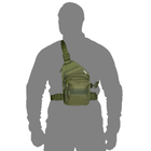 Тактическая CamoTec сумка Gunner Sling Olive олива - изображение 2