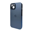 Захисний чохол-накладка AG Glass Sapphire Frame MagSafe Logo для Apple iPhone 14 Sea Blue (AGSappiFRP14Blue)