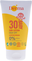 Сонцезахисний лосьйон для дітей Derma Eco Baby SPF 30 від 0 до 3 років 150 мл (5709954038262) - зображення 1