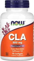 Кон'югована лінолева кислота Now (Now Foods) CLA 800 мг у капсулах