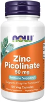 Цинк NOW Foods Zinc Picolinate 50 мг 120 капс