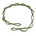 Стрічка для розтягування Record Sport Stretch Strap My Fit F040 12 петель чорний-зелений