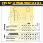 Куртка M-Tac зимова зимова Alpha Gen.III Pro Black Розмір L/L - зображення 8