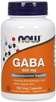 Аминокислота GABA NOW габба 500mg