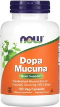 Натуральная добавка Now Foods Dopa Mucuna Капсулы