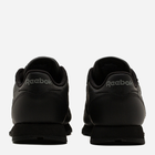 Жіночі кросівки Reebok Classic Leather 2267 34.5 Чорні (889131553490) - зображення 6