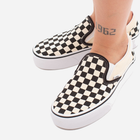 Жіночі сліпони Vans Checkerboard Classic Slip-On Platform VN00018EBWW 38.5 Бежеві (191167573411) - зображення 2