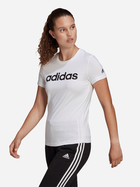 Футболка бавовняна жіноча adidas W LIN T M Біла (4064044672414) - зображення 3