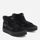 Підліткові високі кеди для хлопчика Vans YT Filmore Hi Zip 36.5 (5US) Чорні (195441308690) - зображення 4