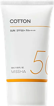 Krem do opalania Missha All Around Safe Block Cotton Sun SPF50 PA++++ 50 ml (8809747942138) - obraz 2