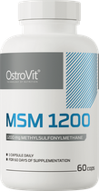 Натуральна добавка OstroVit MSM 1200 мг 60 капсул (5903246227468) - зображення 1