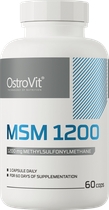 Suplement diety OstroVit MSM 1200 mg 60 kapsułek (5903246227468) - obraz 1