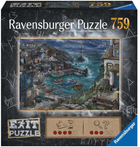 Puzzle Ravensburger Exit Kids The Fishing Village 70 x 50 cm 759 elementów (4005556173655)