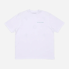T-shirt bawełniany męski Pop Trading Company Logo POPSS24-02-007 S Biały (8720261868950) - obraz 1