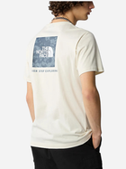 T-shirt bawełniany męski The North Face S/S Redbox NF0A87NPY1I XL Beżowy (196575401790) - obraz 2
