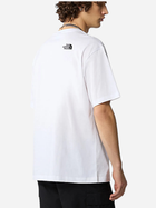 T-shirt bawełniany męski The North Face Essential Oversize NF0A87NRFN4 L Biały (196575425109) - obraz 2