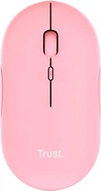 Trust Миша Puck Rechargeable Ultra-Thin BT WL Silent Pink