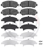 Комплект гальмівних колодок, дискове гальмо SUZUKI KIZASHI, NISSAN X-TRAIL, ABS (37625)