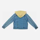 Дитяча джинсова куртка для дівчинки Cool Club CJG2420609 134 см Блакитна (5903977132987) - зображення 2
