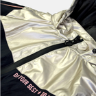 Дитяча куртка для дівчинки Cool Club COG2421231 134 см Чорний/Золотистий (5903977226501) - зображення 3