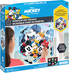 Zestaw kreatywny Make It Real Mosaic Window Sticker Disney Mickey And Friends 66 szt (0695929042776) - obraz 1