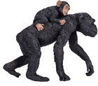Figurka Mojo Wildlife Chimpanzee with Baby 8.2 cm (5031923872646) - obraz 1