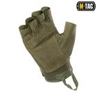 Тактические M-Tac перчатки беспалые Assault Tactical Mk.3 Olive олива M - изображение 2