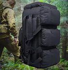 Тактичний рюкзак-сумка 2 в 1 Solve Bag 98 л 75 x 38 x 36 см Чорна KT6004502 - зображення 1