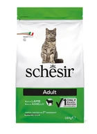 Сухий монопротеїновий корм Schesir Cat Adult Lamb для дорослих котів з ягням