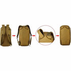 Тактична дорожня сумка Solve - Олива KT6006101 MOLLE cargo bag 25л - зображення 3