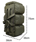 Тактичний рюкзак-сумка Олива 2 в 1 Solve Bag 98 л 75 x 38 x 36 см KT6004501 - зображення 2