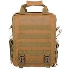 Рюкзак тактичний патрульний SILVER KNIGHT Top (нейлон, оксфорд 900D, р-р 33x27x10см, 9л, Хакі) - изображение 3