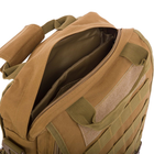 Рюкзак тактичний патрульний SILVER KNIGHT Top (нейлон, оксфорд 900D, р-р 33x27x10см, 9л, Хакі) - изображение 8