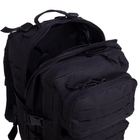 Рюкзак тактичний штурмовий SILVER KNIGHT Чорний (PL, нейлон, р-р 43х25х14см, 16л, Чорний) - изображение 8
