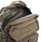Рюкзак тактичний триденний штурмовий SILVER KNIGHT Max (нейлон, р-р 44х32х21см, 30л, Оливковий) - зображення 6