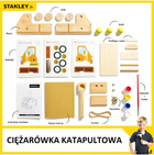 Klocki drewniane Stanley Jr Truck Catapult Kit 35 elementów (7290014259942) - obraz 2