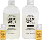 Zestaw do pielęgnacji włosów Mix & Shout Rutina Reparador Szampon 250 ml + Odżywka 250 ml + Booster 2 x 5 ml + Dozownik 2 szt (8437023598153) - obraz 3