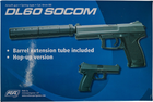 Пістолет страйкбольний ASG DL 60 SOCOM 6 мм Black (23704343) - зображення 7