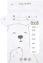 LOVI Торбинки для зберігання молока 25 шт. Buddy bear 12/208 5903407122083