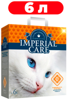 Наполнитель для кошек комкующийся с ионами серебра Imperial Silver Care Ions Ультра 6л