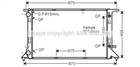 Радіатор охолодження двигуна PORSCHE MACAN, AUDI A5, AVA COOLING (AIA2293)