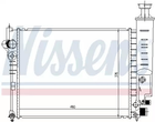 Радіатор охолодження двигуна PEUGEOT 405, NISSENS (63465)