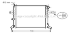 Радиатор охлаждения двигателя OPEL ASTRAVAN, OPEL ASTRA, AVA COOLING (OL2272)