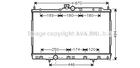 Радиатор охлаждения двигателя MITSUBISHI OUTLANDER, AVA COOLING (MT2184)