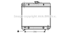 Радиатор охлаждения двигателя MERCEDES-BENZ СЕДАН, AVA COOLING (MS2043)