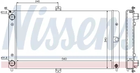 Радіатор охолодження двигуна LADA 111, NISSENS (623552)
