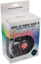 Chłodzenie Raijintek Iris 12 Rainbow A-RGB LED 3-pack z kontrolerem 120 mm (0R40B00112) - obraz 5
