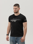 Тактическая футболка BEZET Warrior 10131 XL Черная (2000101681908) - изображение 3