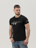 Тактична футболка BEZET Warrior 10131 3XL Чорна (2000134563752) - зображення 4