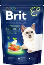 Сухой корм для кошек Brit Premium by Nature Cat Sterilized Salmon с лососем